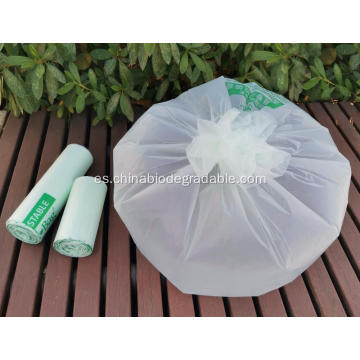 100% bolsas de basura de compost biodegradables